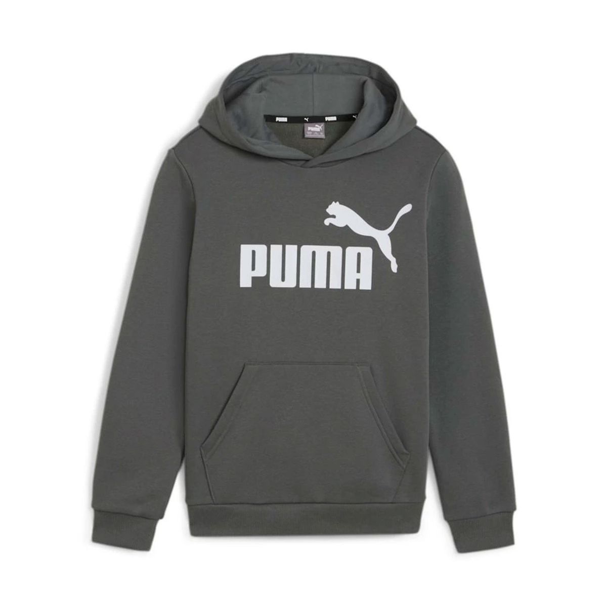 PUMA - Hoody Puma Gris Verdoso Junior Pm Ess Big Logo Hoodie Fl B Gray
