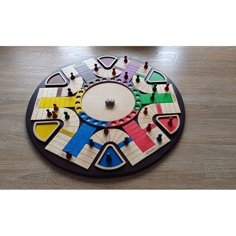 GENERICO - PARQUES DE 6  PUESTOS EN MADERA DISEÑO MODERNO
