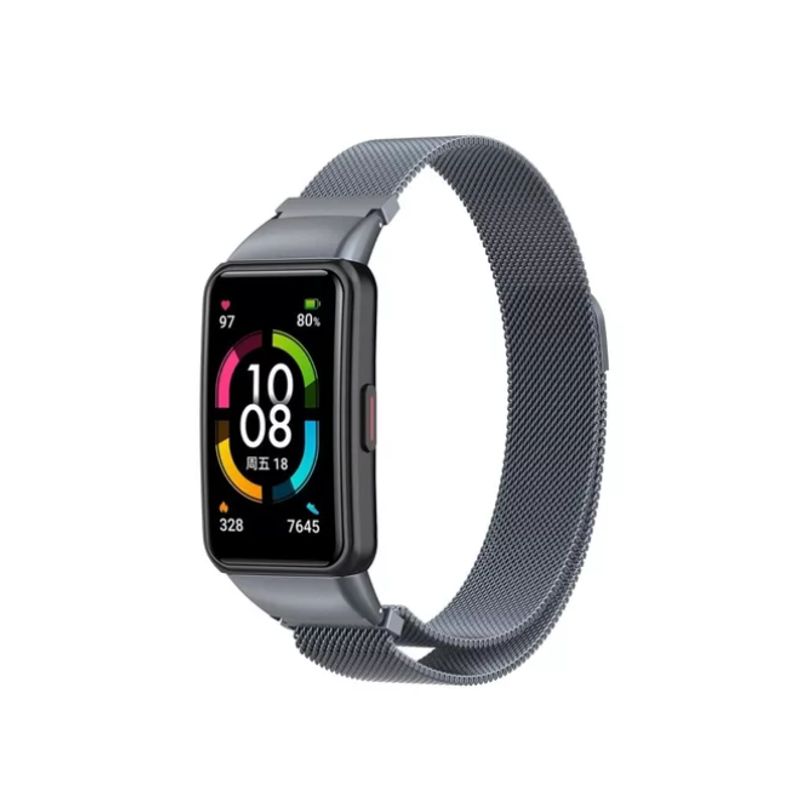 GENERICO - Correa Metálica Compatible Con Huawei Band 6