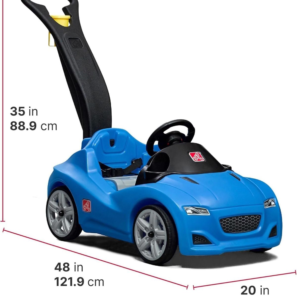 STEP2 - Carro Montable Step2 Whisper Ride Cruiser Azul