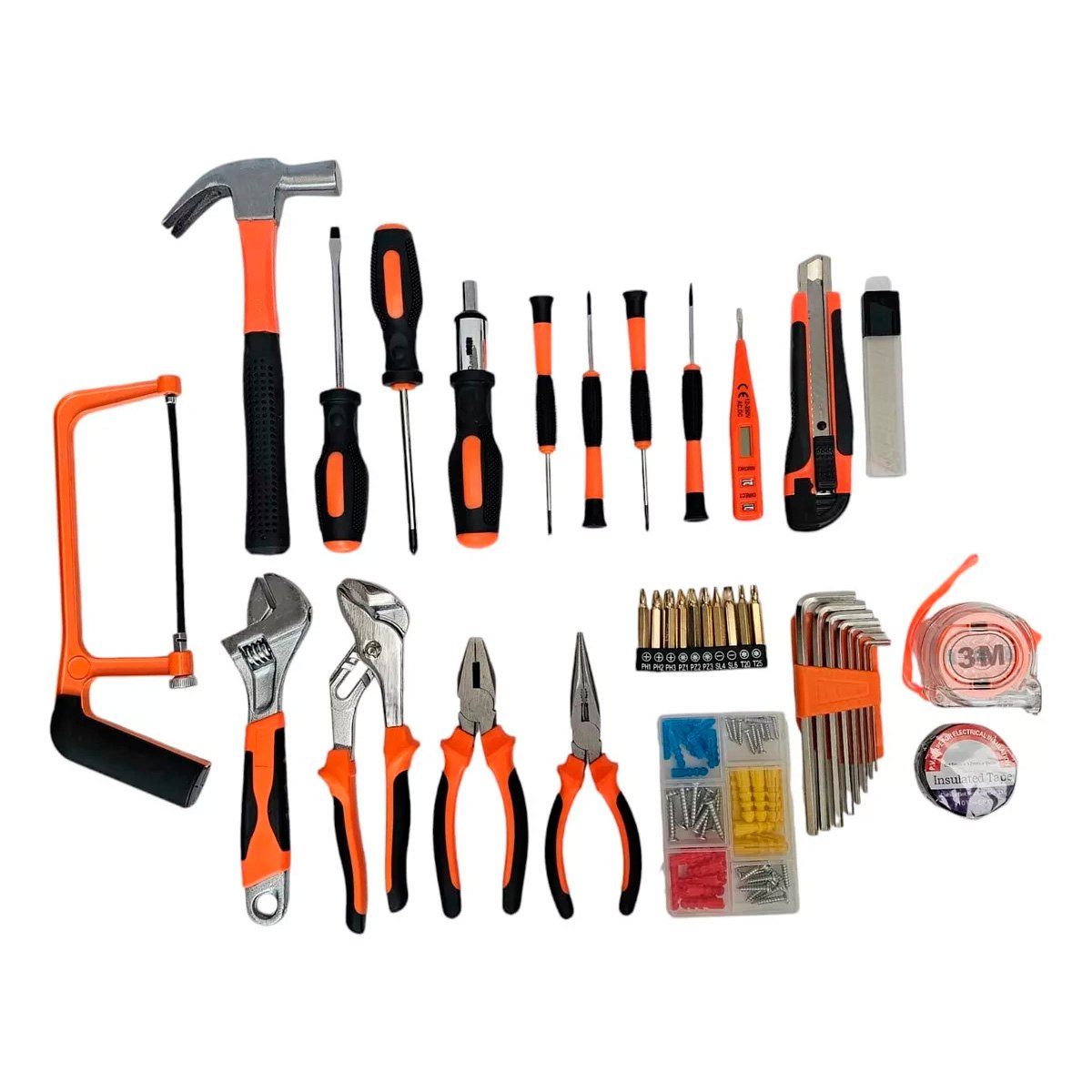 GENERICO - Juego De Herramientas 76 Piezas Multiusos Con Estuche