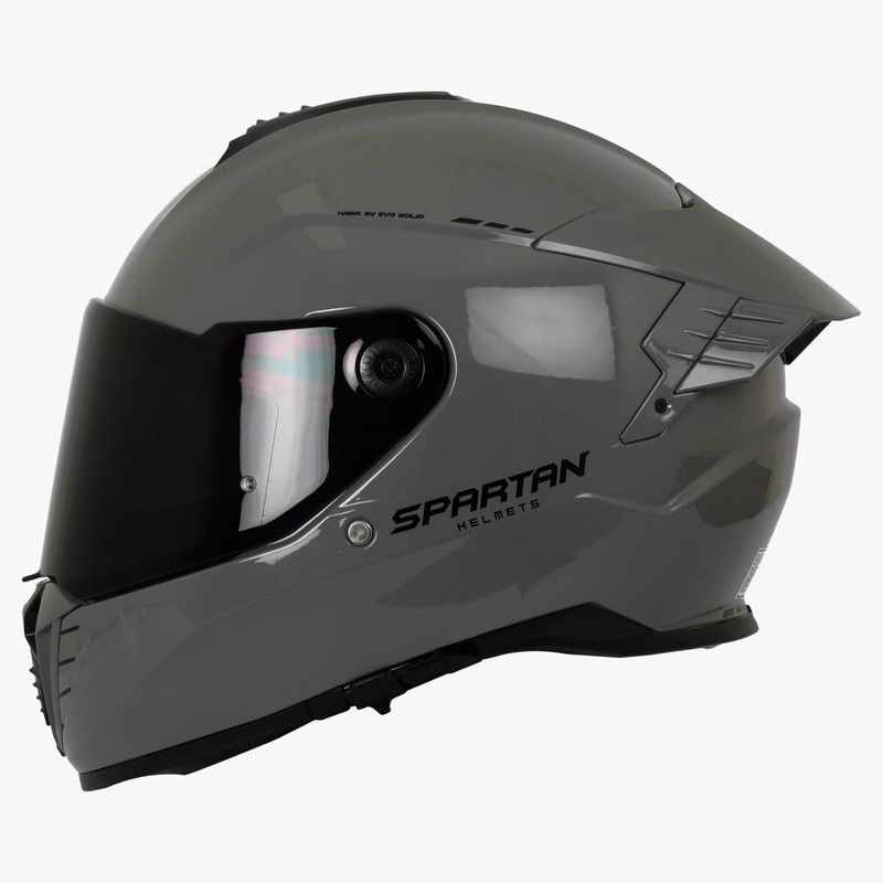 SPARTAN - CASCO SPARTAN HAWK SV CERTIFICADO ECE2206 GRIS BRILLO TALL L