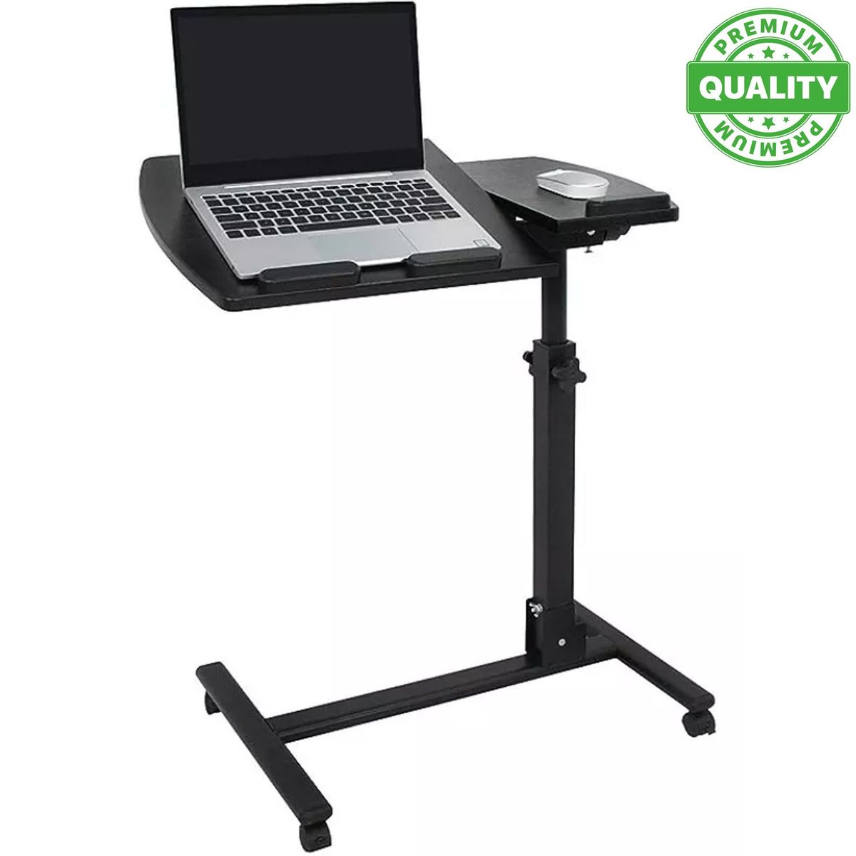 ONE PIXEL - Mesa Para Computador Multifuncional Con Ruedas Color Negro