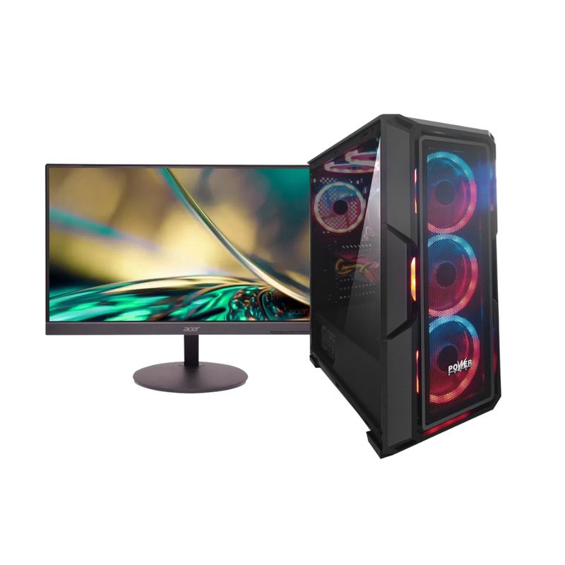 POWER GROUP - Computador GAMER AMD RYZEN 5 5600G RTX 3050 6GB RAM 16GB SSD 512GB