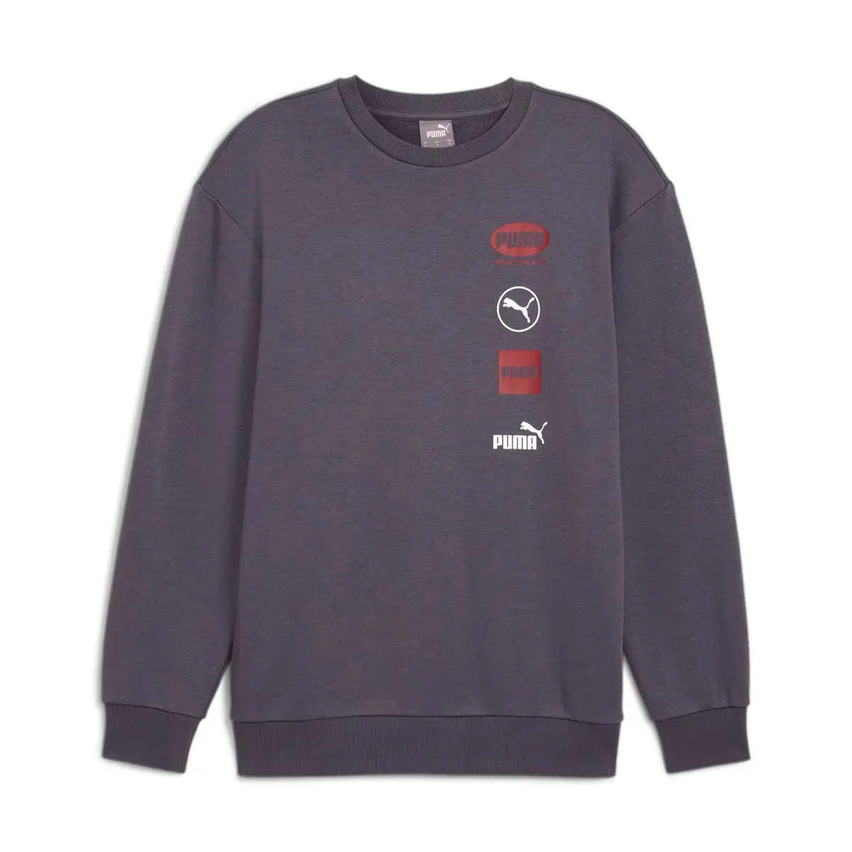 PUMA - HOODY PUMA SIN CAPUCHA PM POWER GRAPHIC CREW TR GRAY