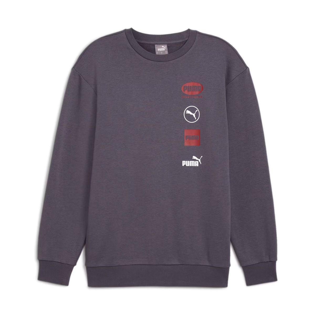PUMA - HOODY PUMA SIN CAPUCHA PM POWER GRAPHIC CREW TR GRAY