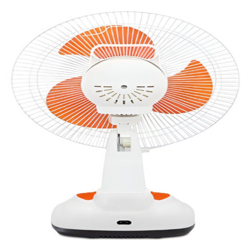 GENERICO - Ventilador Solar Recargable Carga Usb 2 Ampolleta 4500mah
