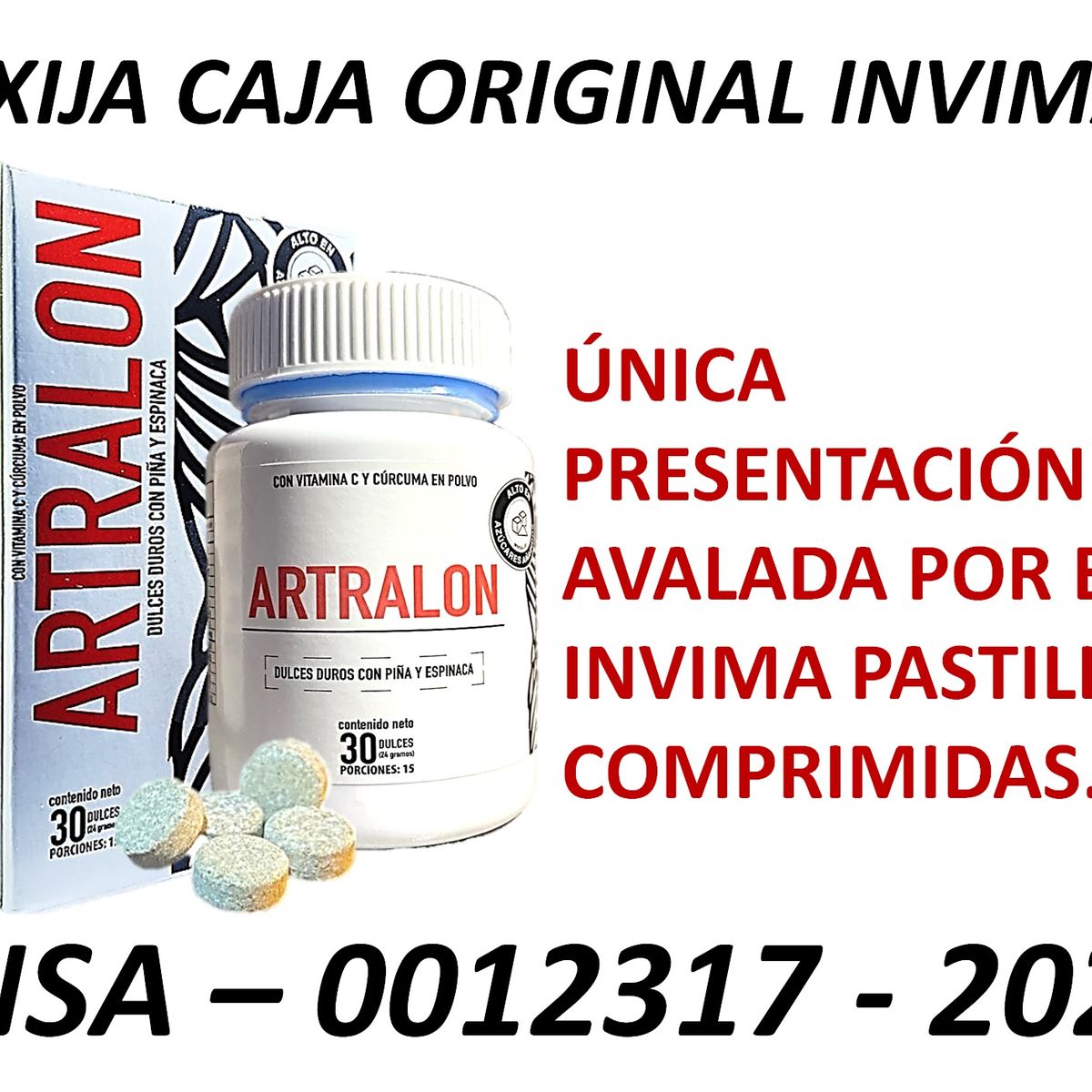 GENERICO - 2 ARTRALON GLUCOSAMINA ELIMINA EL DOLOR ARTICULAR + VITAMINAS