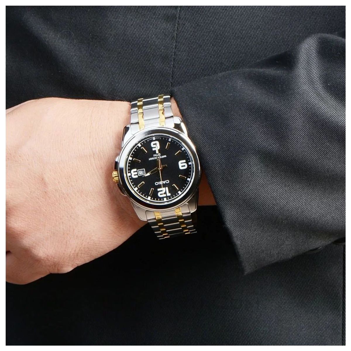 CASIO - Reloj Casio MTP-1314SG-1A Caballero Elegante