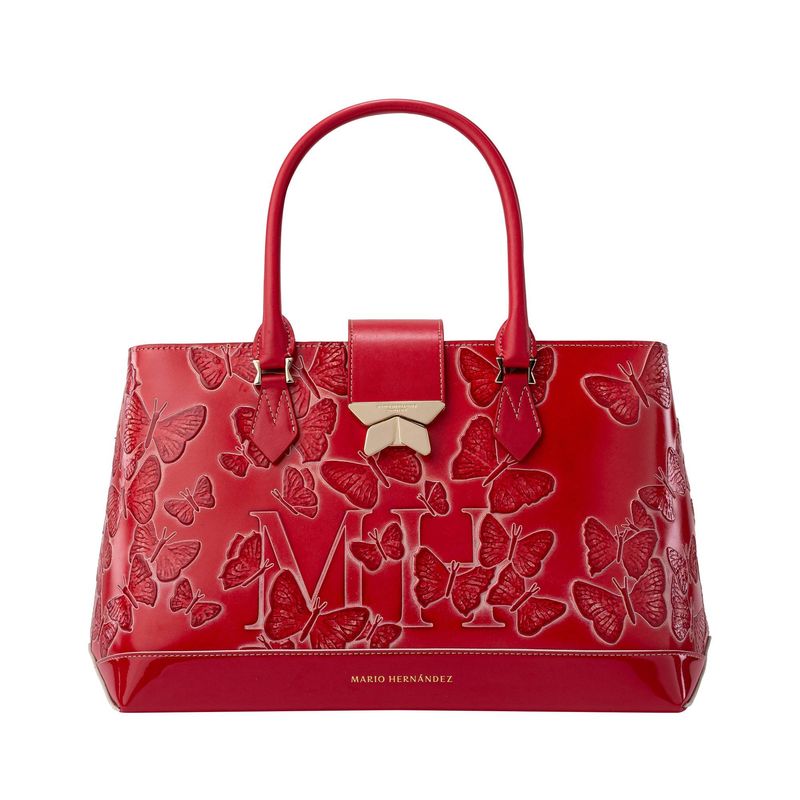 MARIO HERNANDEZ - Tote Carlota Rojo Cruz Mariposas