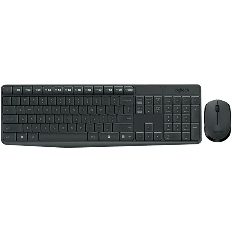 LOGITECH - Combo LOGITECH Teclado y Mouse Mk235 Inalámbrico