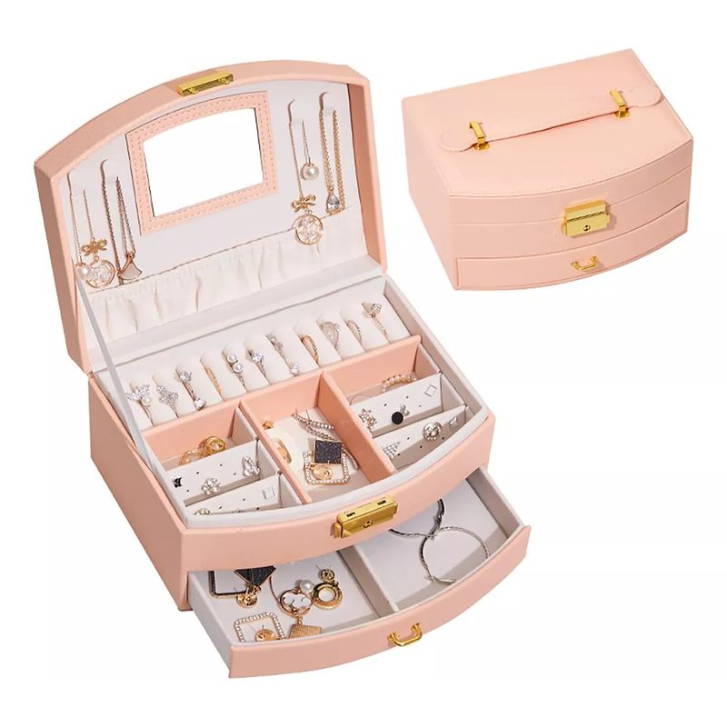 GENERICO - Caja Organizadora De Joyas Caja De Joyería De 2 Capas