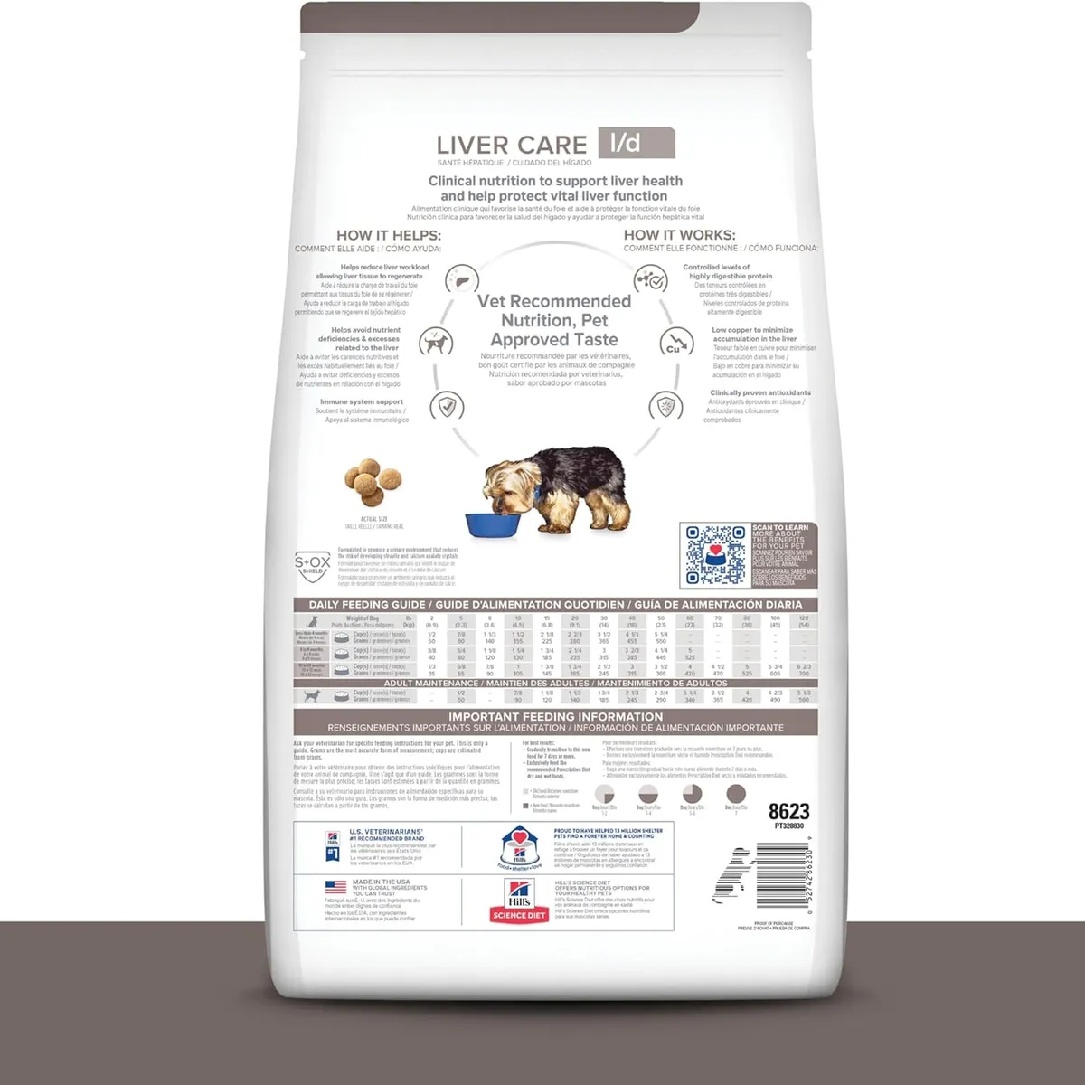 HILLS - Hills Canino Lld Liver Care  pollo, dieta veterinaria17,6 Lb
