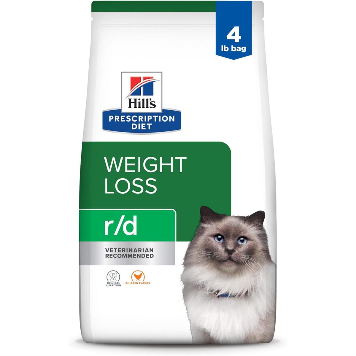 HILLS - Hill's Prescription Diet r/d Reducción Peso Gatos 4 lb Pollo