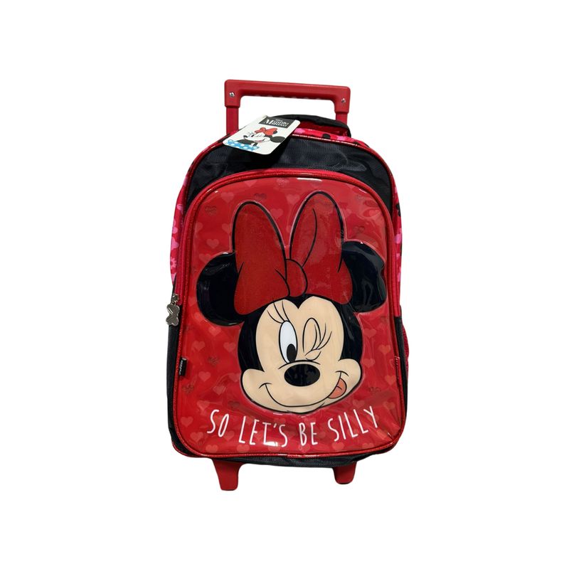 PRIMAVERA - Morral Escolar Grande Primavera Ruedas Disney Minnie 23L