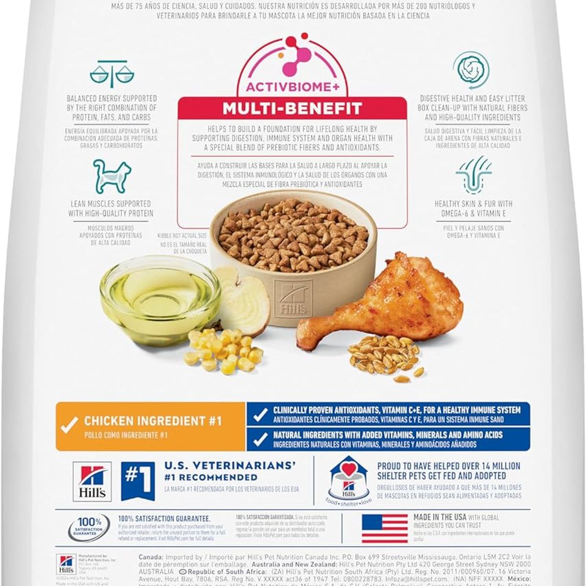 HILLS - Hill’s Science Diet Gato Adulto de Interior 3.5 lb