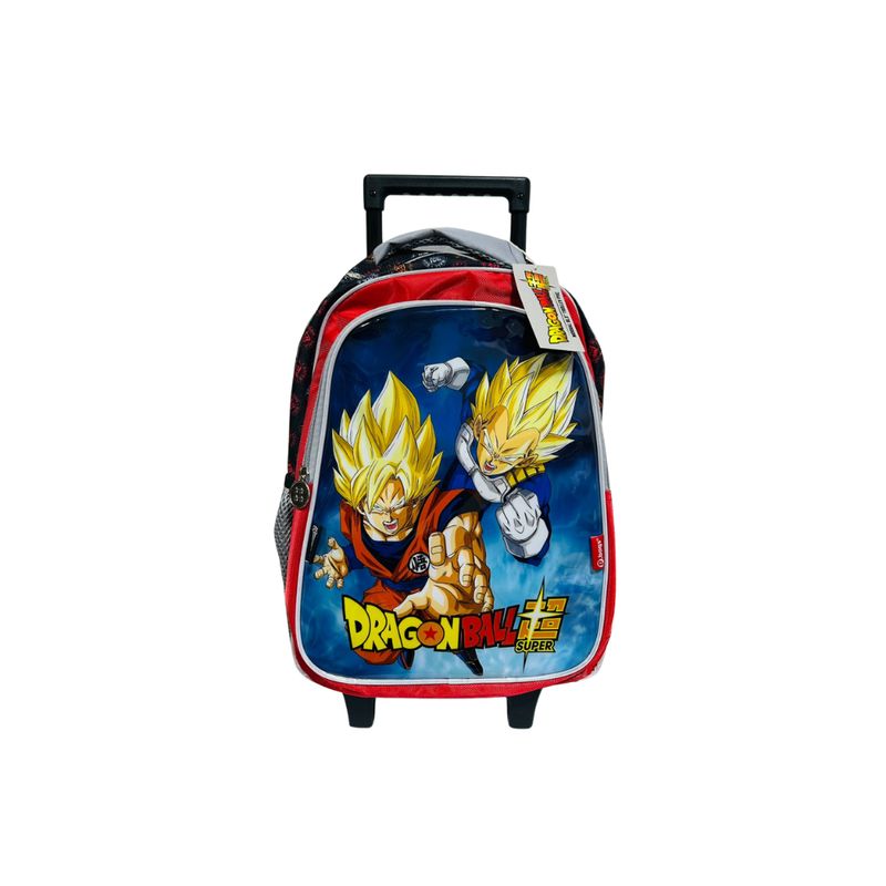 PRIMAVERA - Morral Escolar Grande Primavera De Rueda Goku Y Vegeta 23l