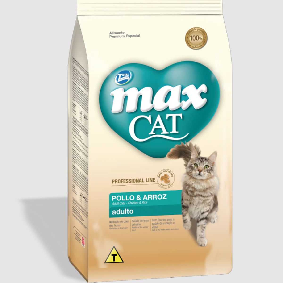 MAX CAT - Max Cat Professional Gato Adulto Pollo y Arroz 10 kg