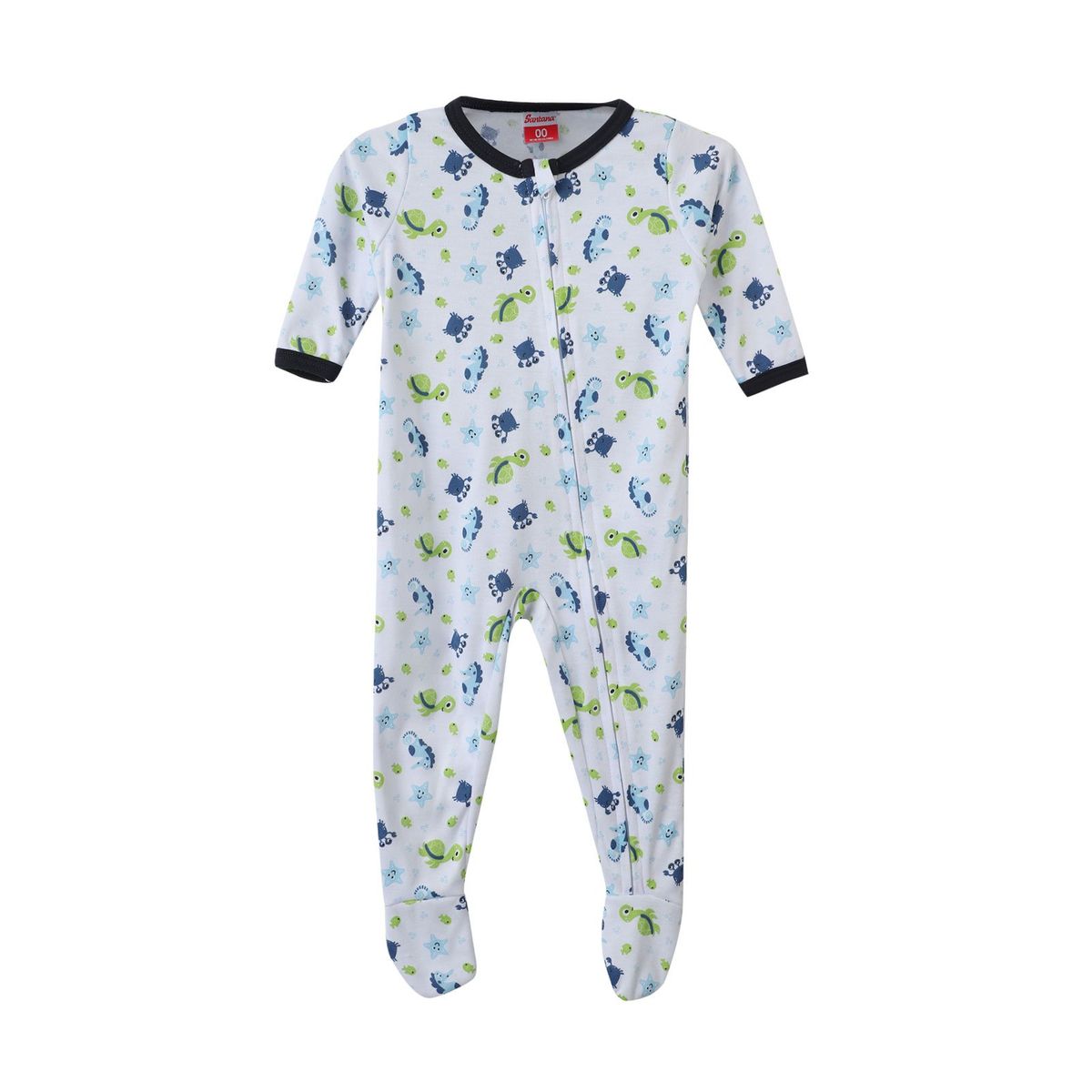 SANTANA - Pijama Bebé Bunny Niño Verde