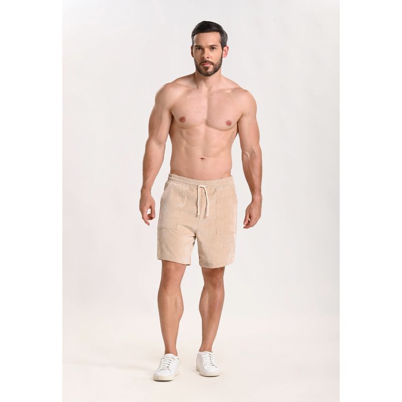 BELIFE - Bermuda Corduroy Para Hombre