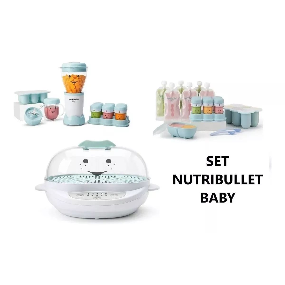 NUTRIBULLET - Set Completo Alimentos Para Bebés Nutribullet Baby