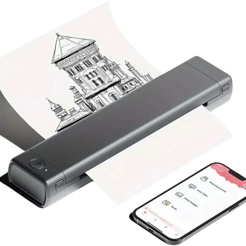 GENERICO - Impresora Térmica Portátil Phomero M08f Bluetooth