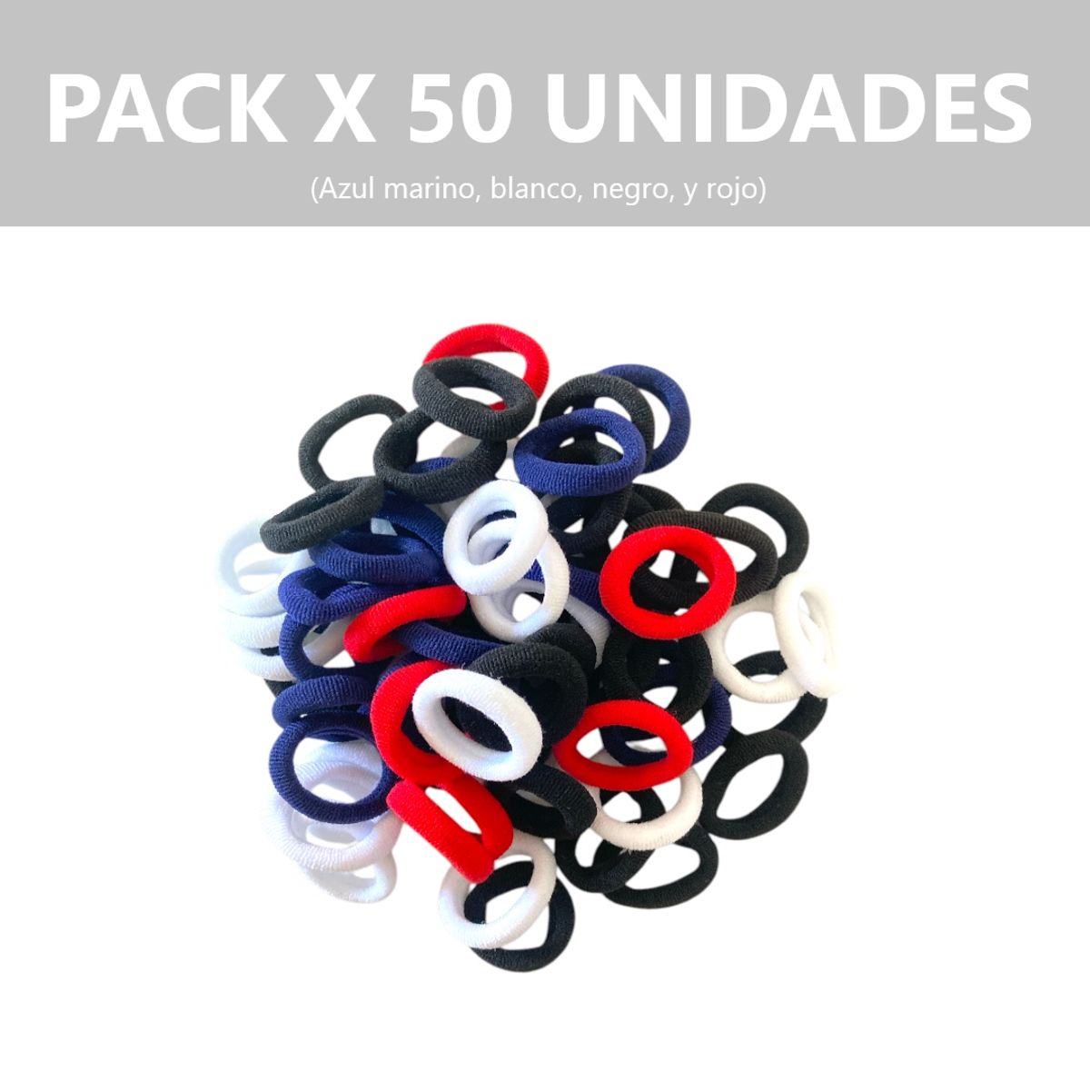 GENERICO - Colitas X 50 Unidades Moñas Bandas Cuachos Pequeñas Niña