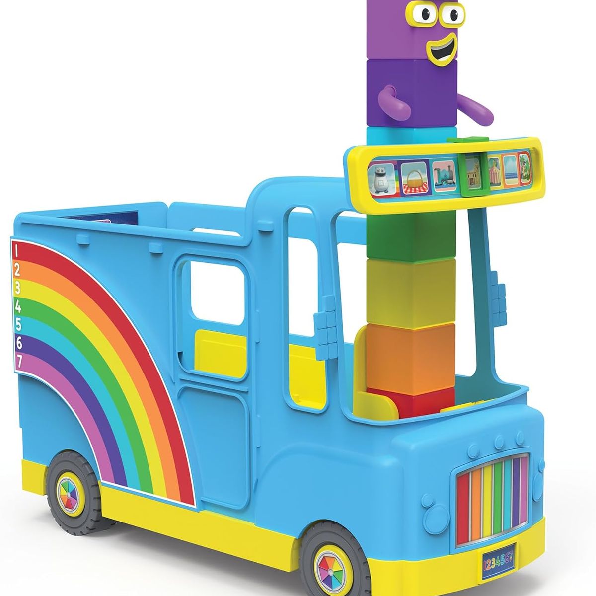 EDUCATIONAL INSIGHTS - Juego Didáctico Bus Arcoíris Numberblocks Para Niños