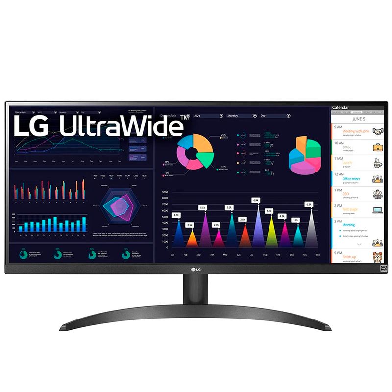 LG - Monitor LG 29 UltraWide FHD IPS 100Hz 5ms GTG 29WQ500-B