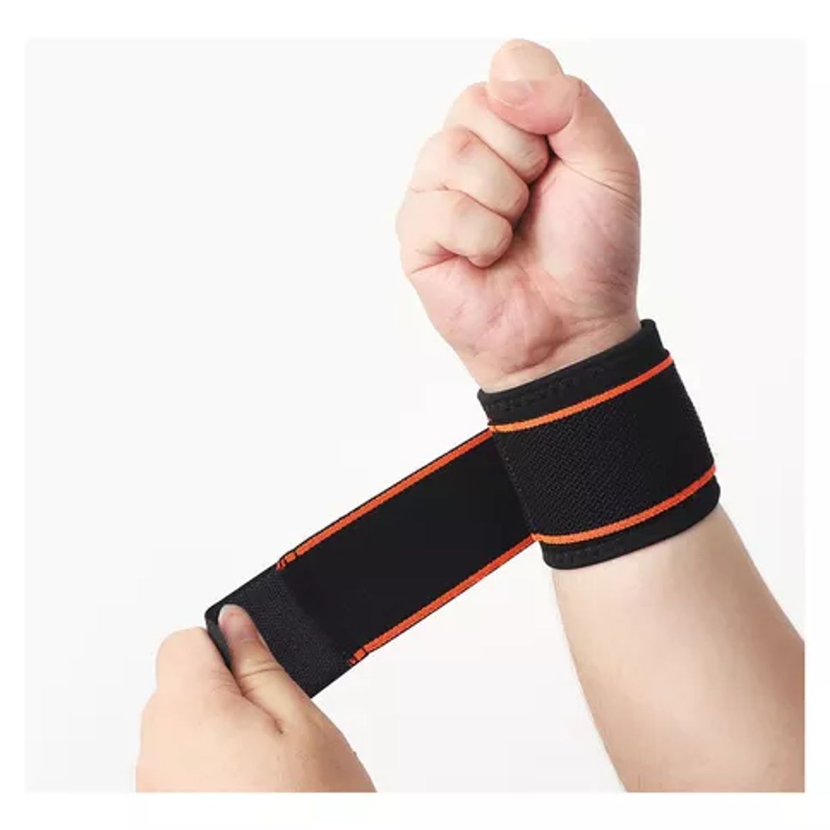 GENERICO - Muñequera Compresión Deportiva Ajustable Protección Lesiones