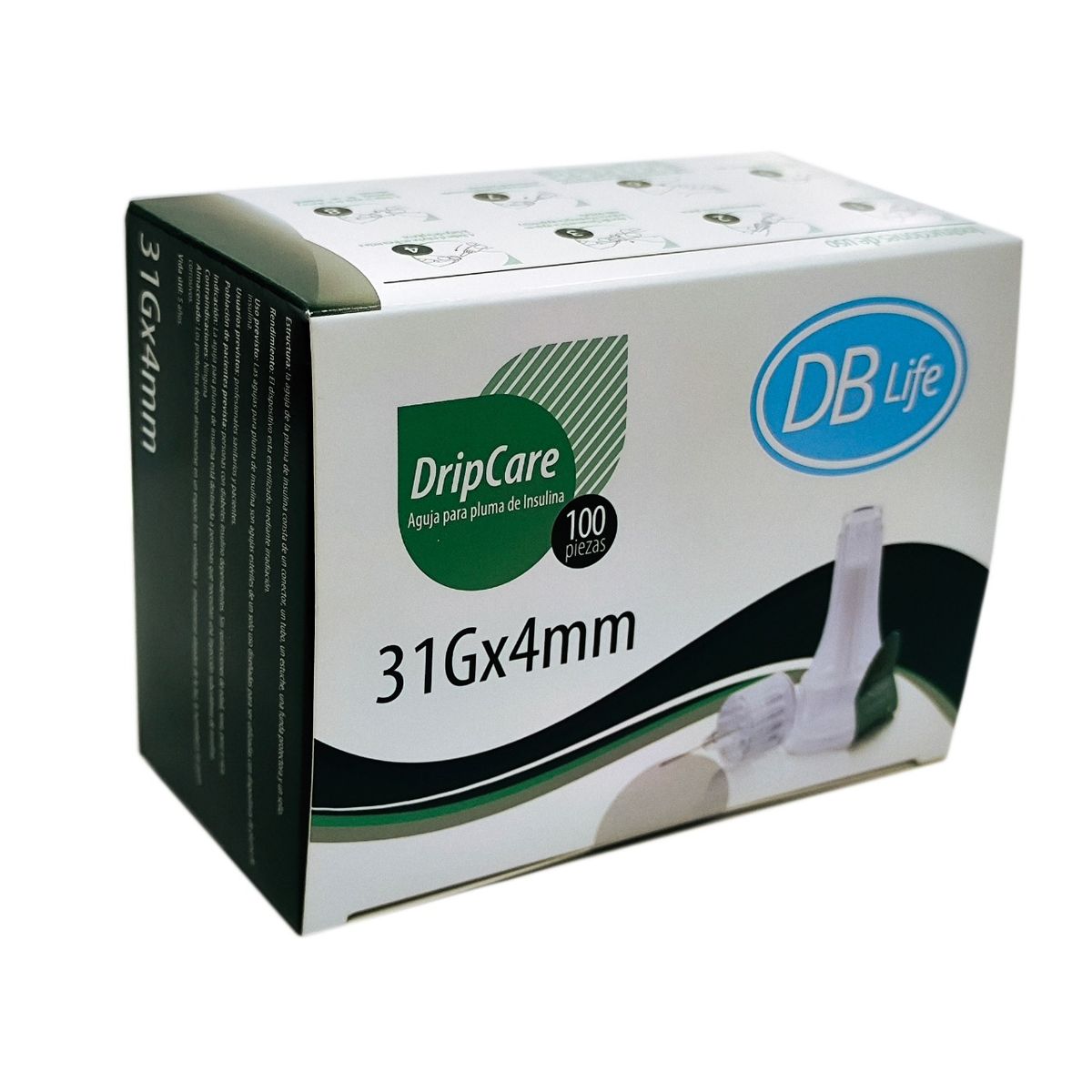 LIFE - Aguja para pluma de insulina 31G X 4MM