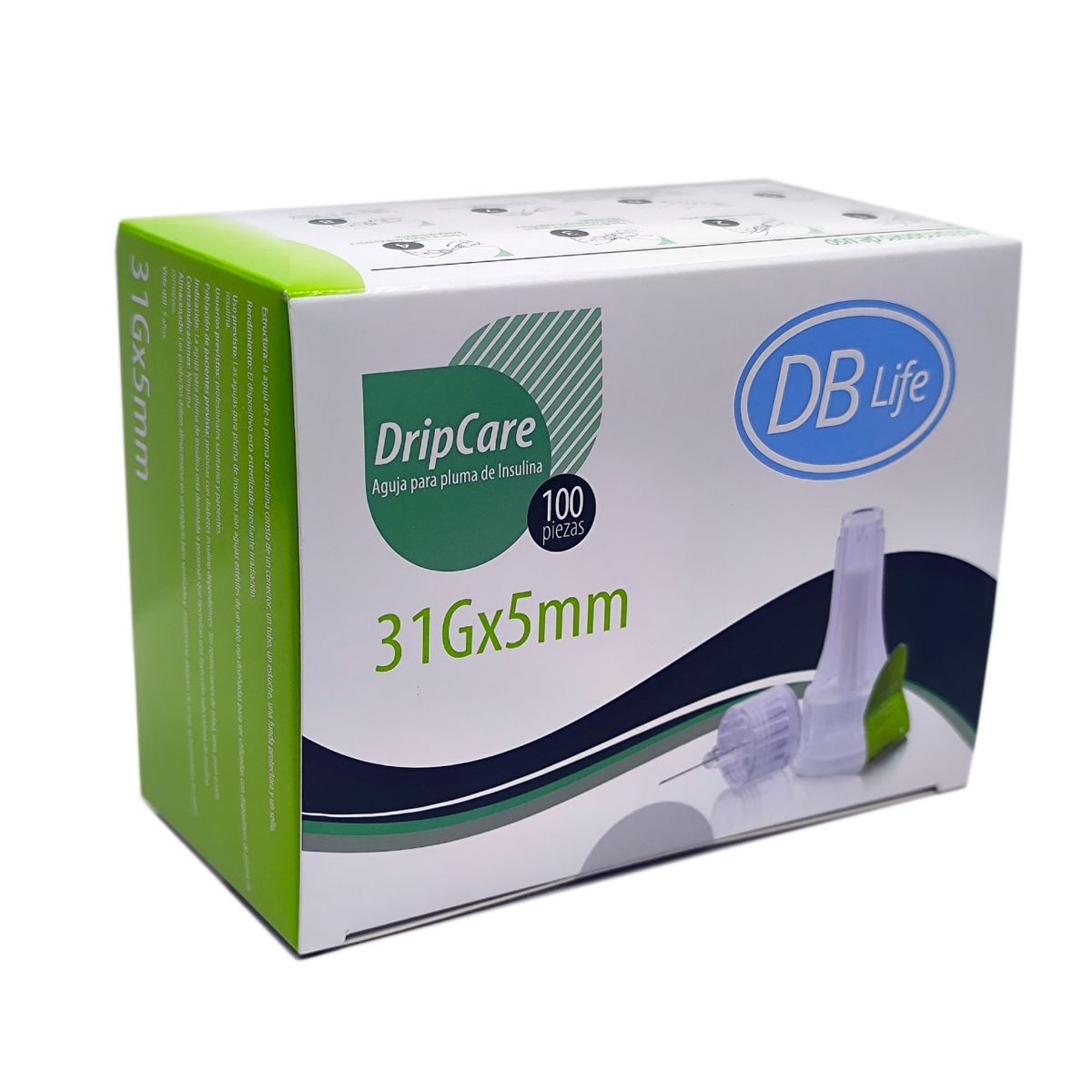 LIFE - Aguja para pluma de insulina 31G x 5MM