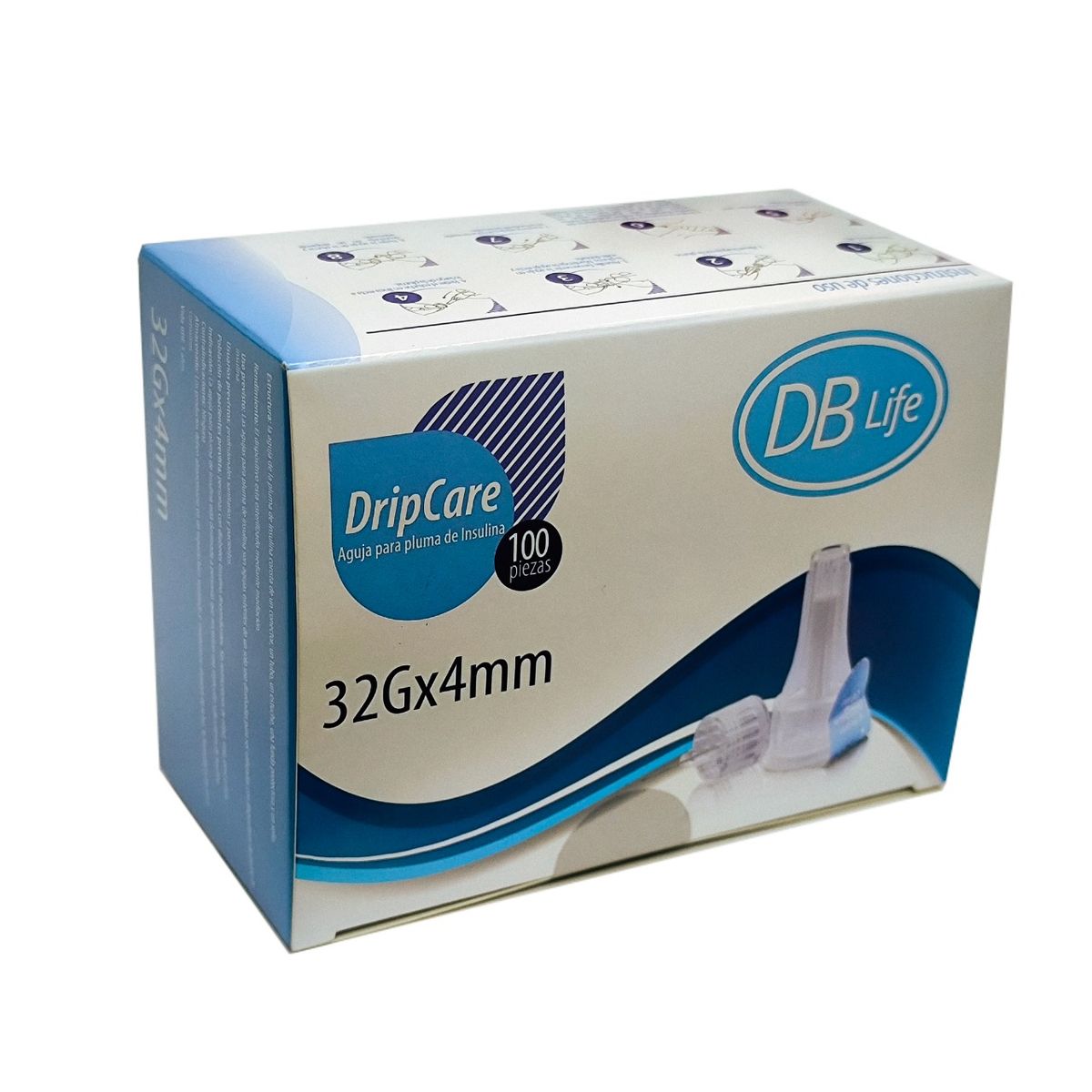 LIFE - Aguja para pluma de insulina 32G X 4MM