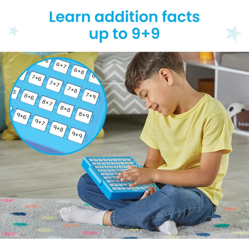 JUGANDO Y EDUCANDO - Juego Didáctico Tablero Práctica De Sumas Para Niños
