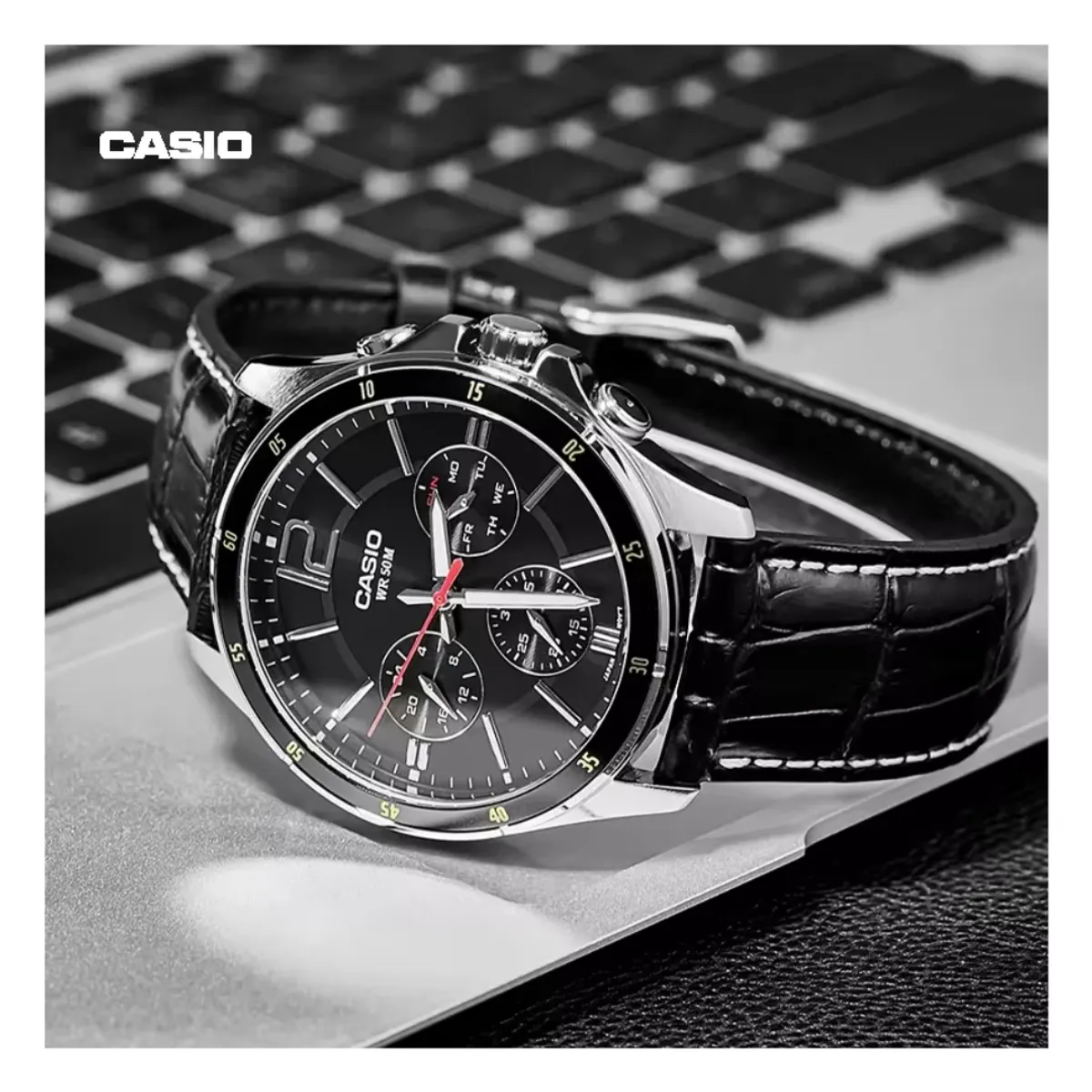 CASIO - Reloj Casio MTP-1374L-1A Caballero Elegante