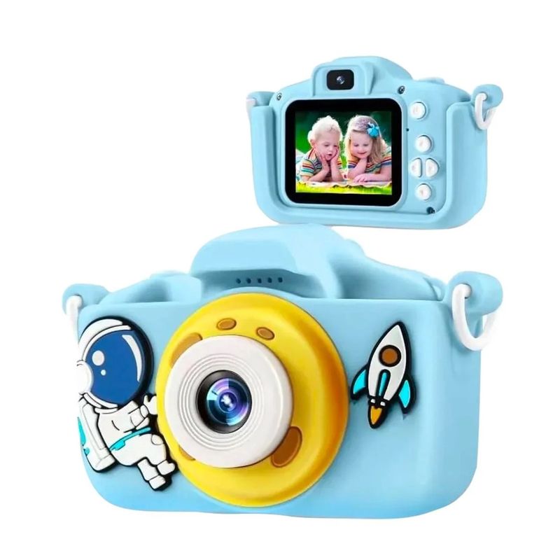 GENERICO - Camara Digital Para Niños Recargable Portail Diseño Astronauta