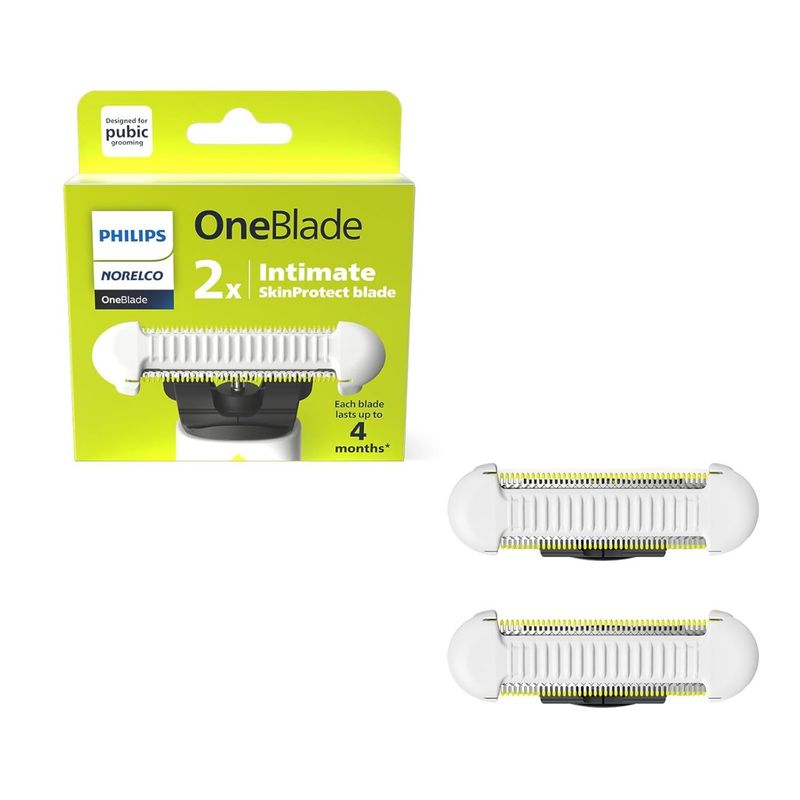 PHILIPS - REPUESTO CUCHILLAS PHILIPS ONE BLADE INTIMA SKIN PROTECT