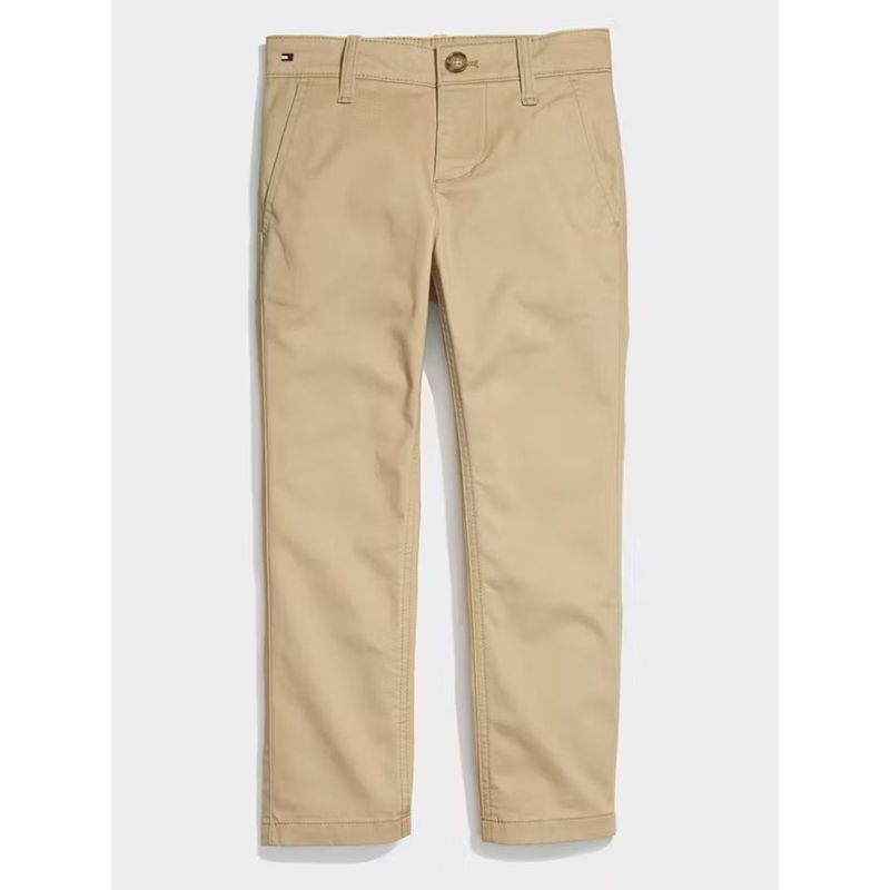 TOMMY HILFIGER - Pantalón Niño Beige Chino Elastico - Adaptive Tommy Hilfiger