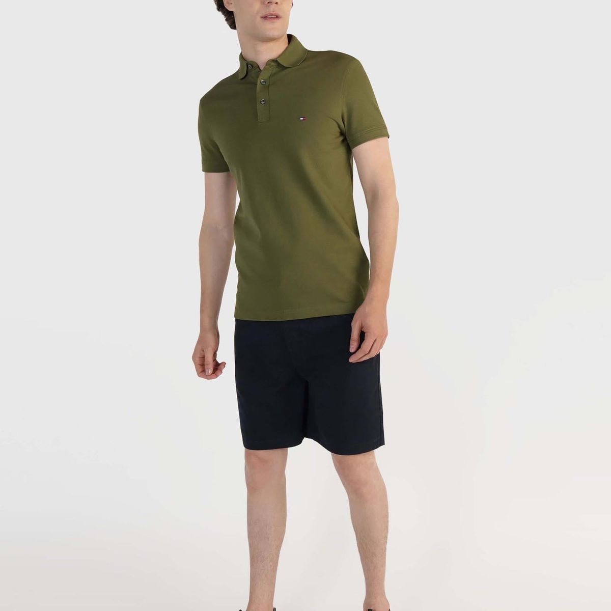 TOMMY HILFIGER - Bermudas azul con franja en el bolsillo Adaptive Tommy Hilfiger