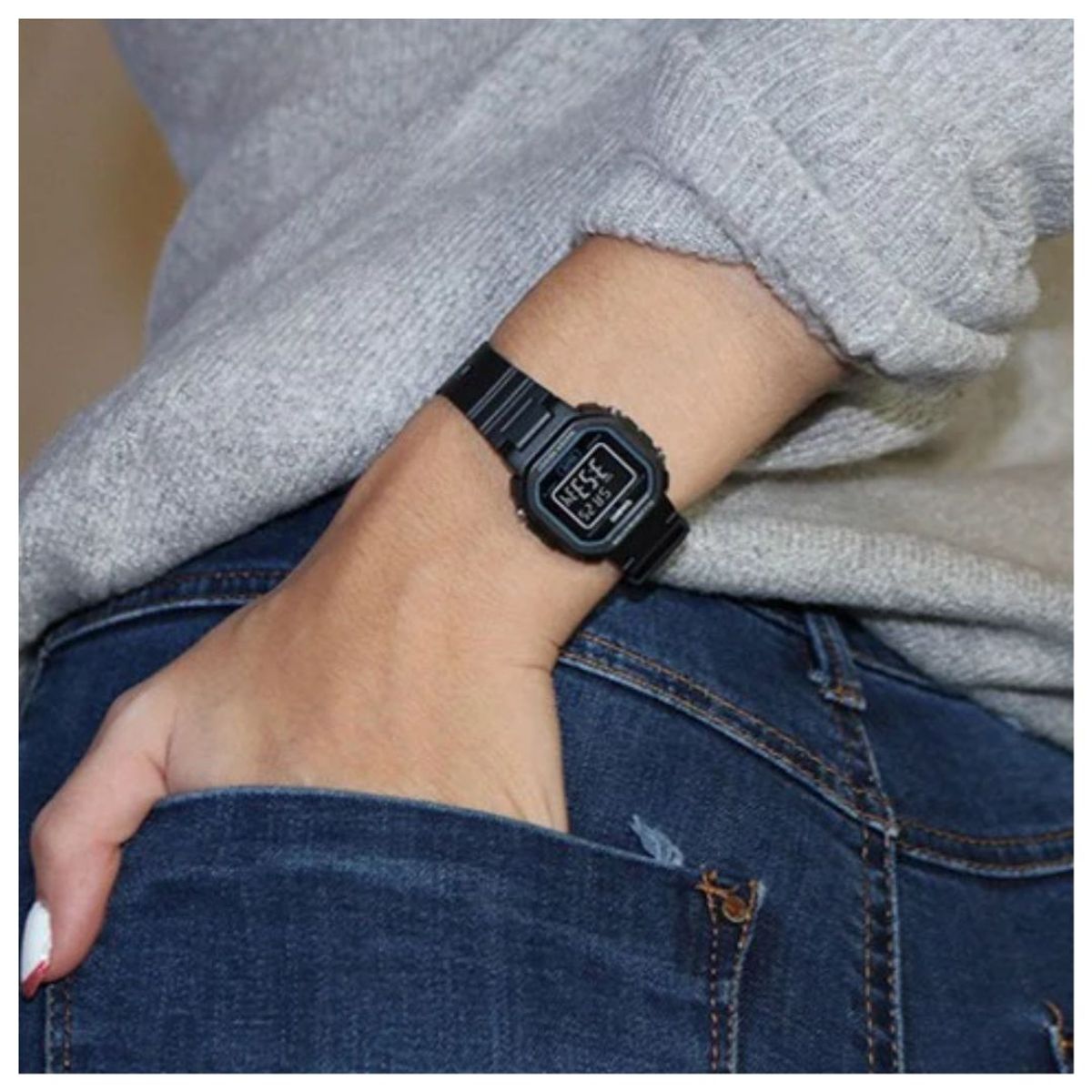 CASIO - Reloj Casio Modelo LA-20WH-1B Diseño Deportivo