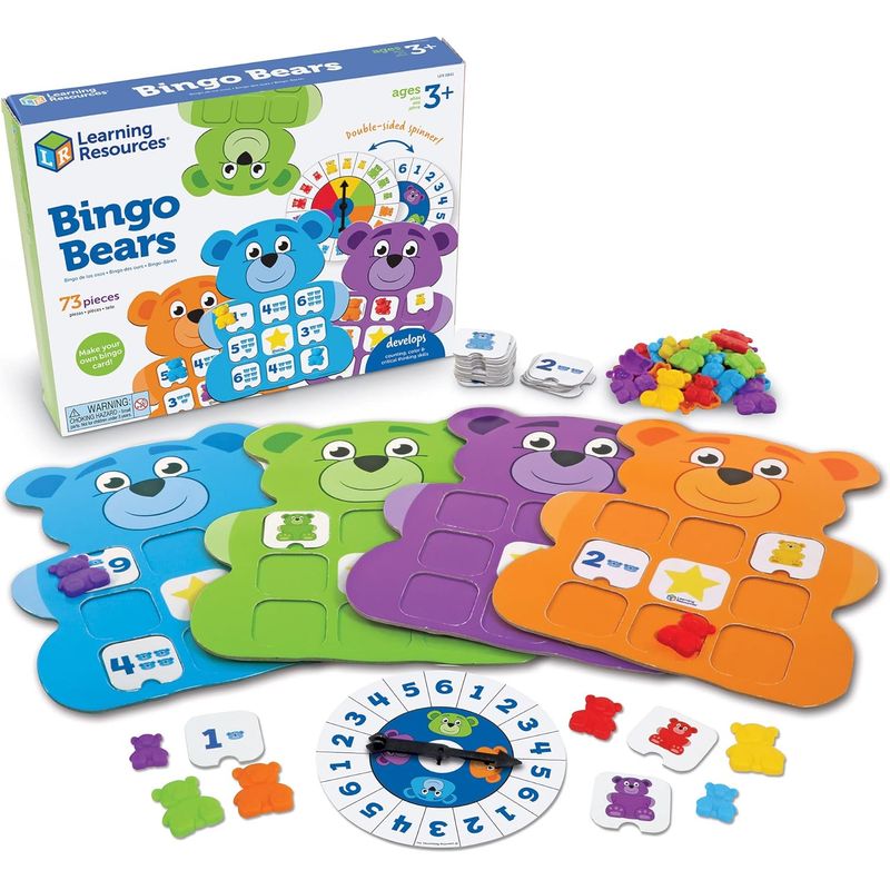 EDUCATIONAL INSIGHTS - Juego Didácticos Bingo Bears De Suma Y Resta Para Niños