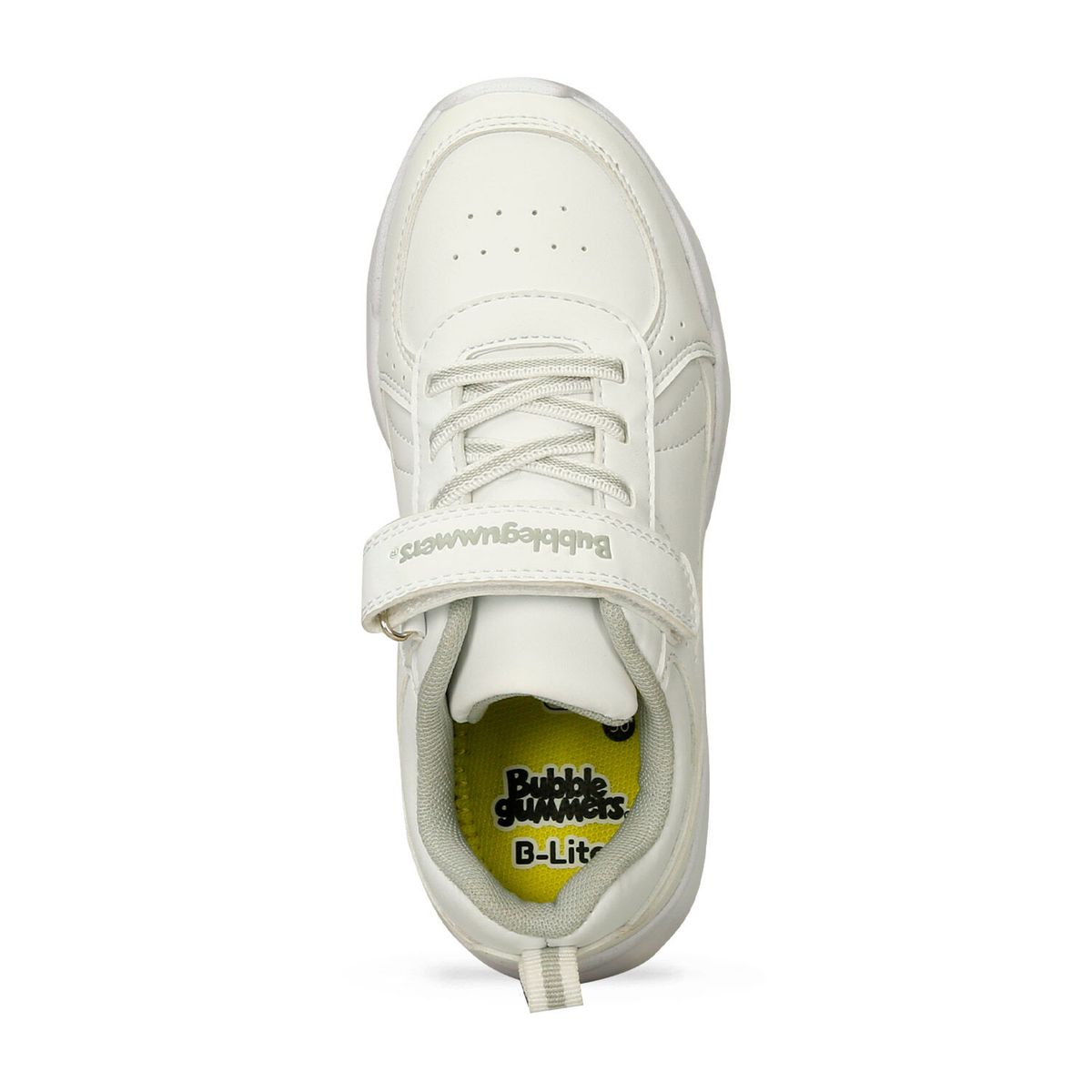 BUBBLE GUMMERS - Tenis Para Niño Bubblegummers Blanco Manolo Gymnastics