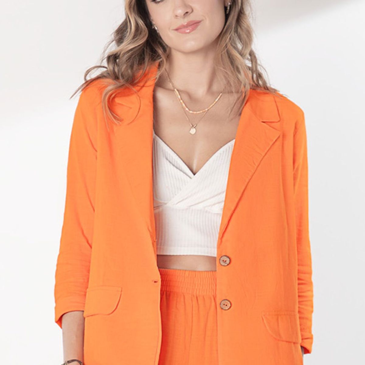 RUTTA - Blazer Mujer Naranja Rutta 5450