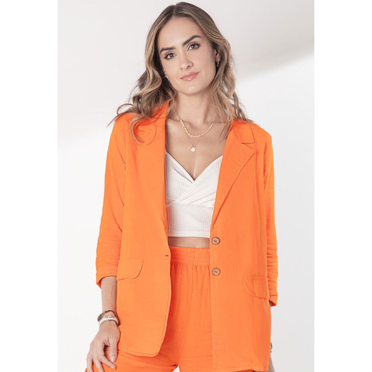 RUTTA - Blazer Mujer Naranja Rutta 5450