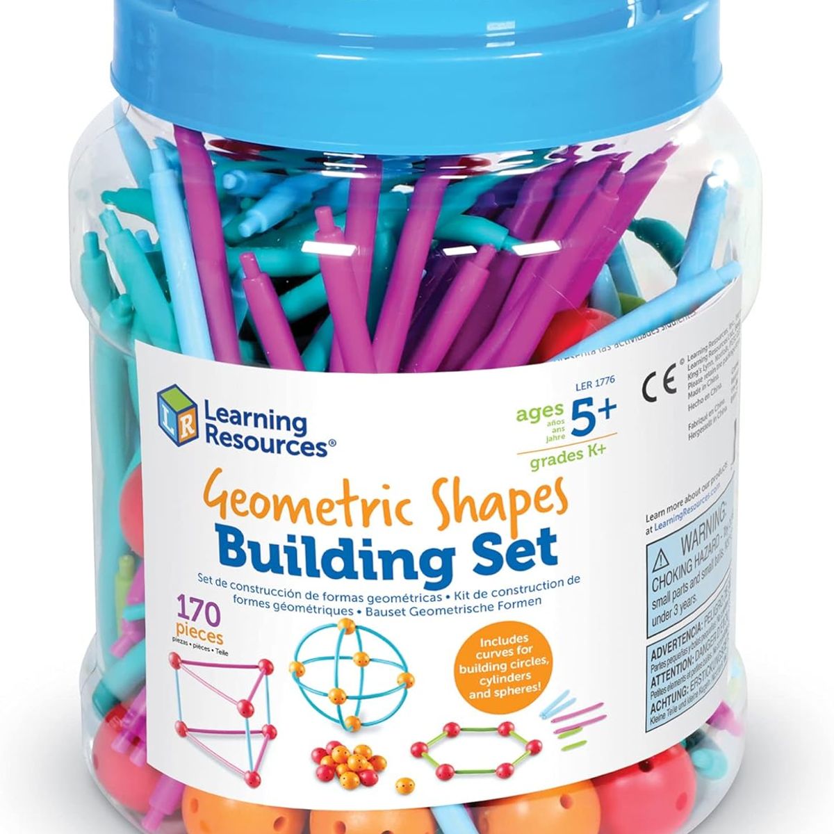 EDUCATIONAL INSIGHTS - Juegos Set De Construcción Formas Geométricas Para Niños