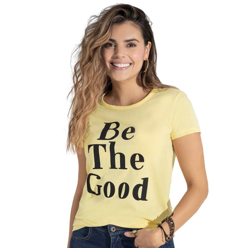 RUTTA - Camiseta Mujer Amarillo Pastel Rutta 96979