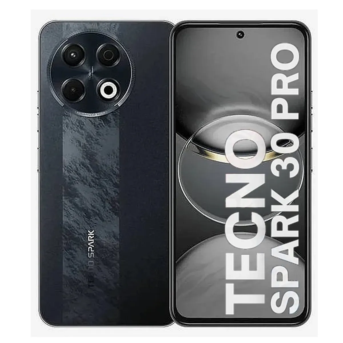 TECNO MOBILE - Celular Tecno Spark 30 PRO 256GB 8GB RAM (Ampliable a 16GB) Negro