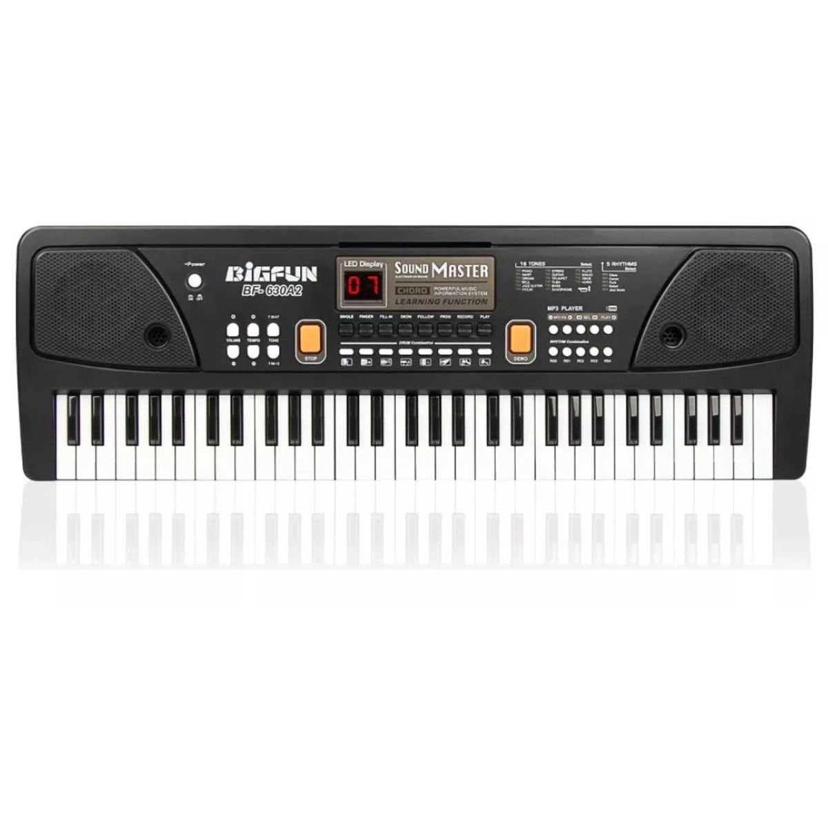 GENERICO - Piano Organeta Musical Para Niños 61 Teclas Bigfun Microfono
