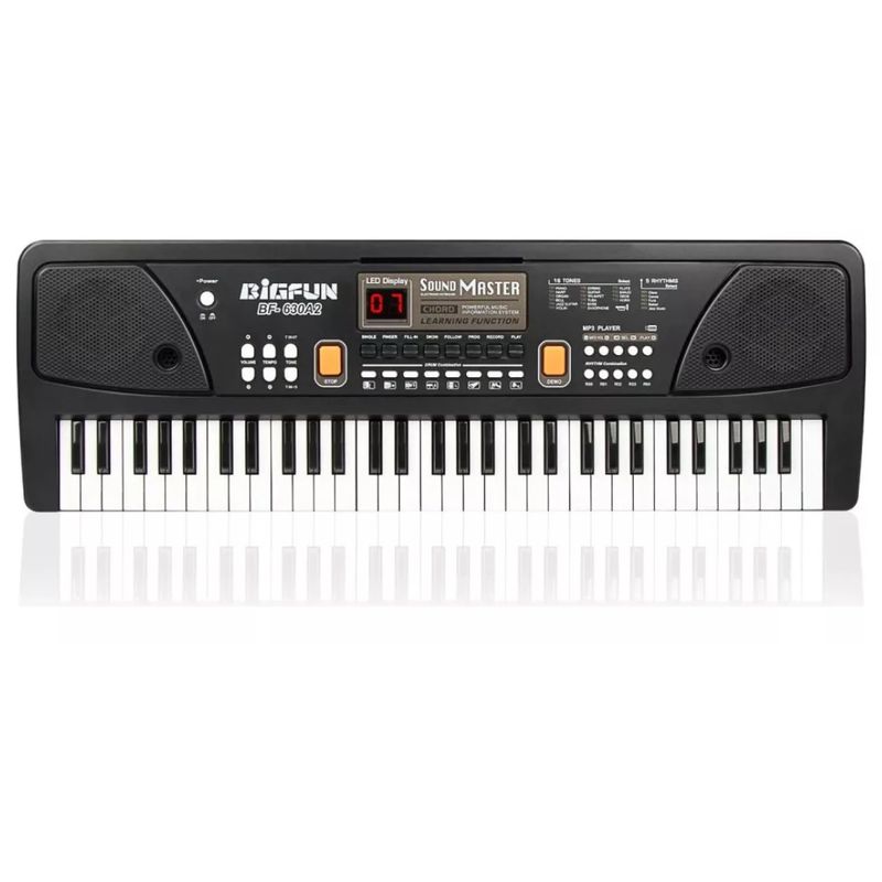 GENERICO - Piano Organeta Musical Para Niños 61 Teclas Bigfun Microfono