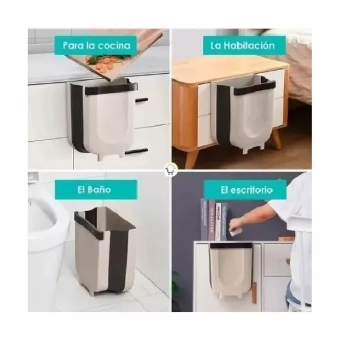 AFM - Basurera Multiusos Plegable Colgante Cocina